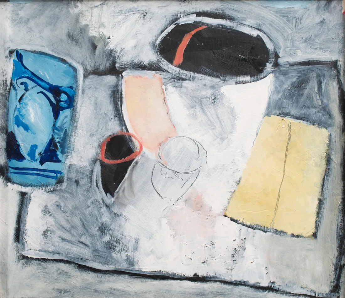 Still-life with Tin, Bowl and Parcel