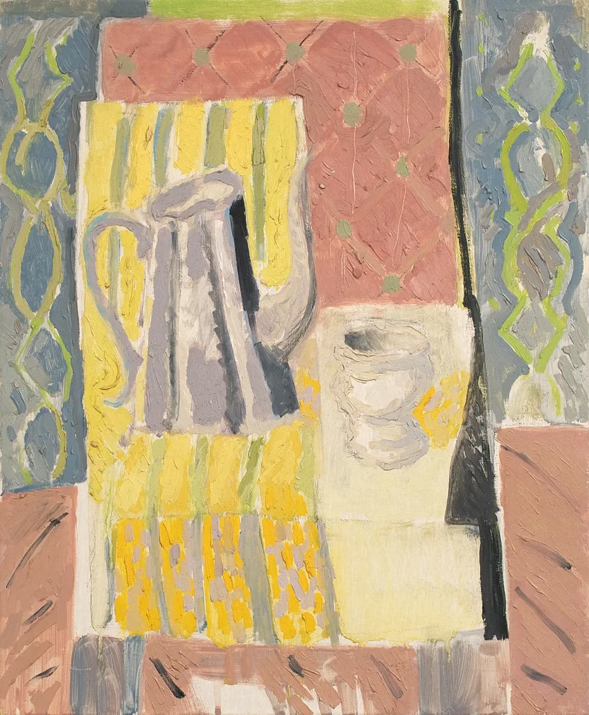 Study for Still-life with Coffee Jug and Vase