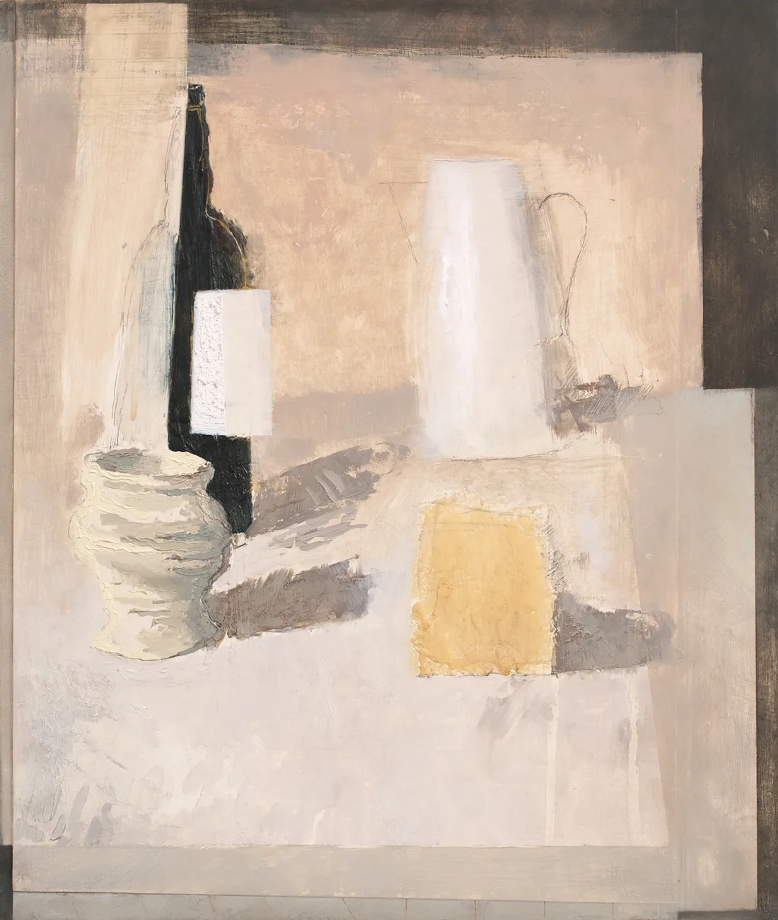 Study for Still-life with Bottle, Jug, Vase and Parcel