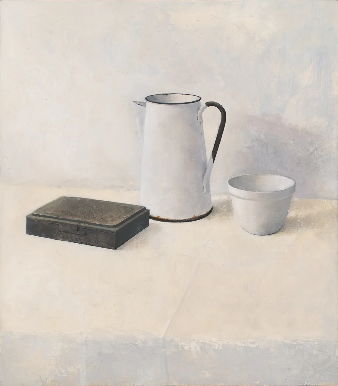 Study for Still life with Paint-box, Jug and Bowl