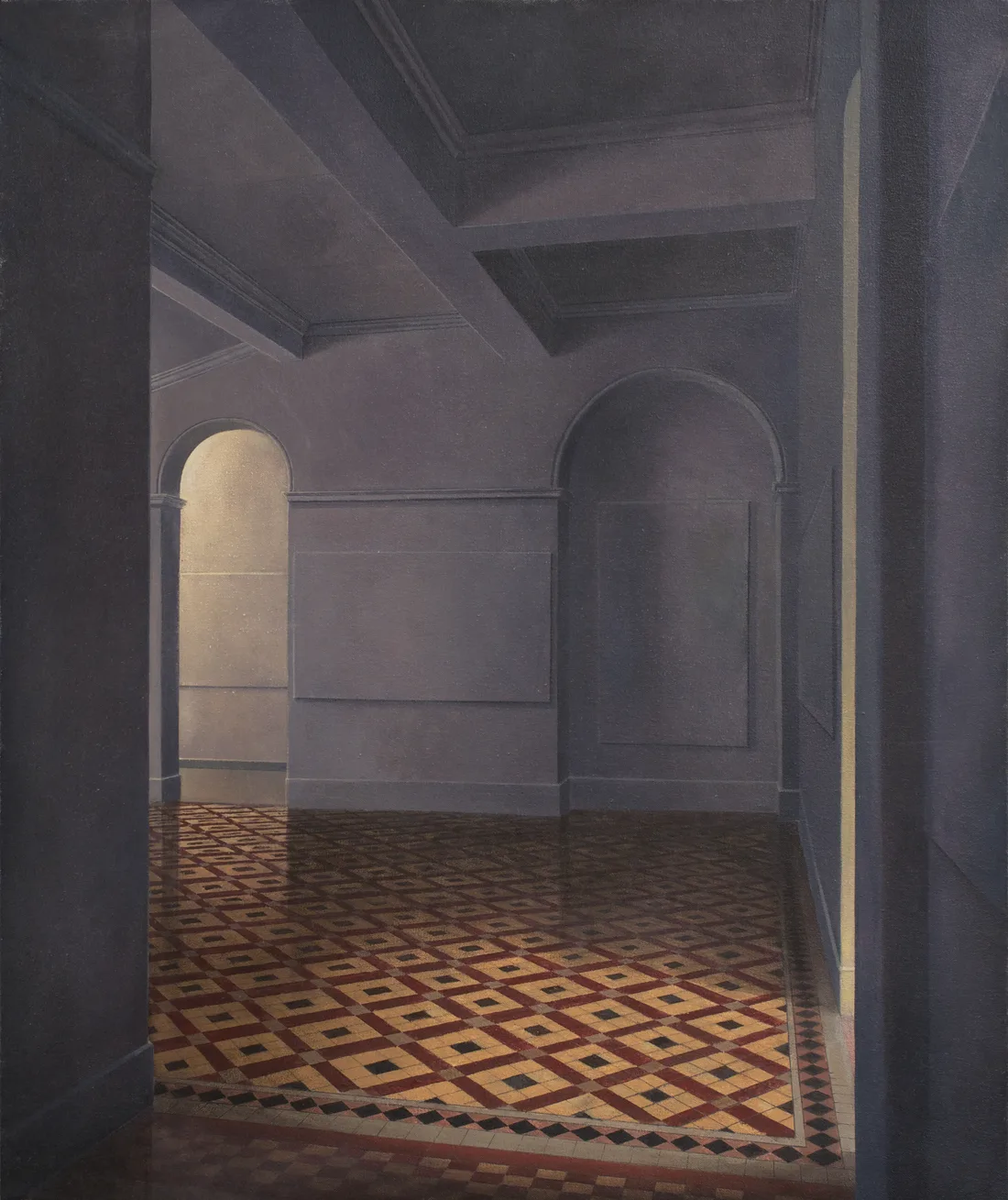 Interior: Fine Arts Department, Stellenbosch University (Painted largely from memory)