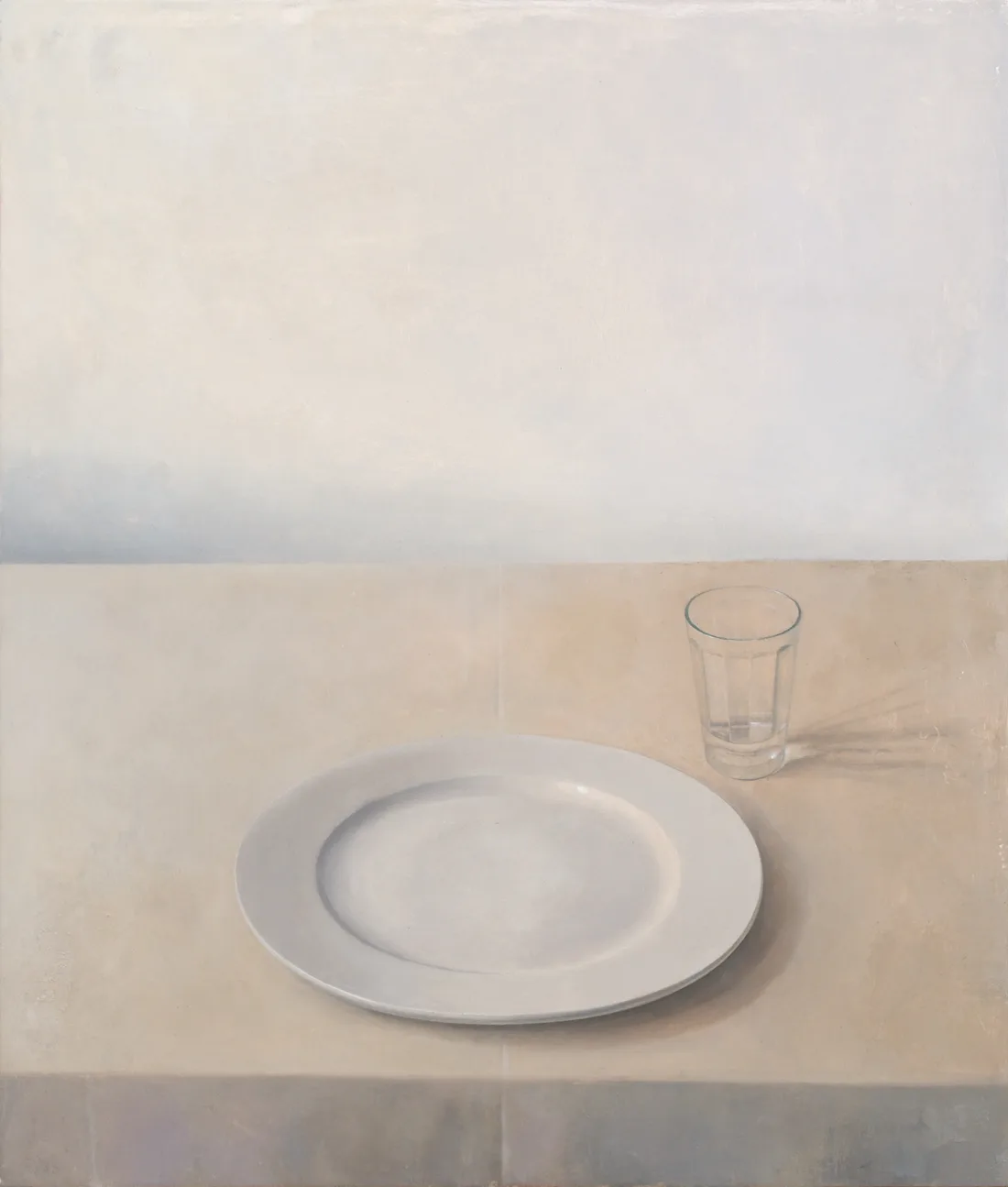 Still-Life with Plate and Glass (Afternoon light)