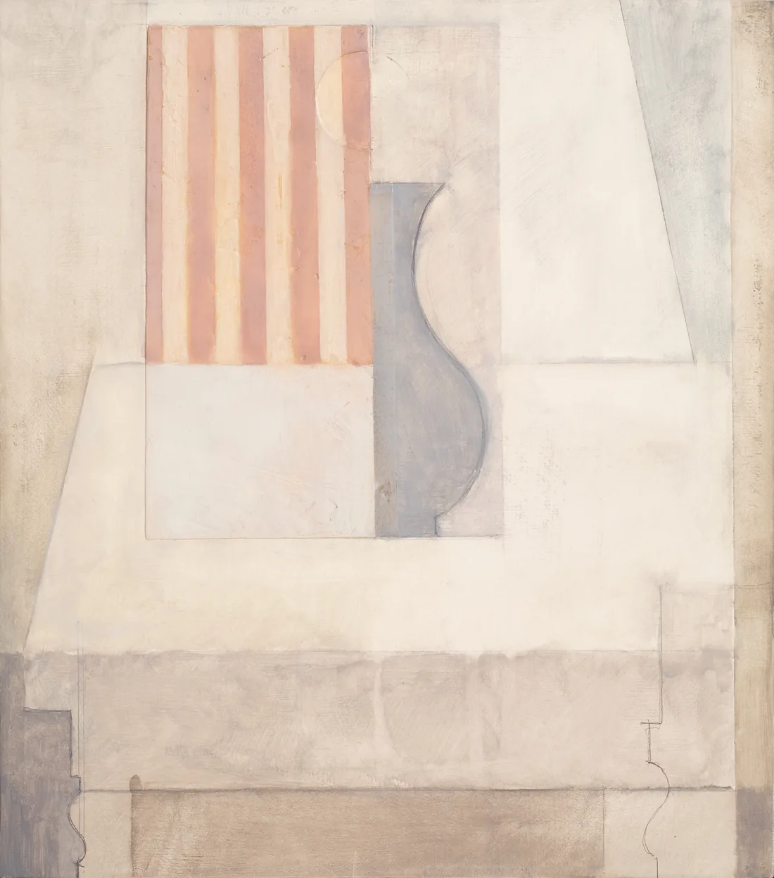 Sketch for [P119] Still-life with Metronome and Vases