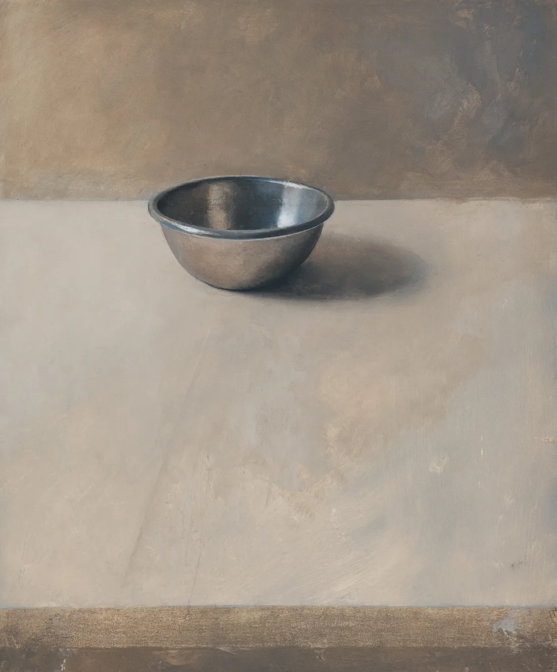 Still-life with Stainless Steel Bowl