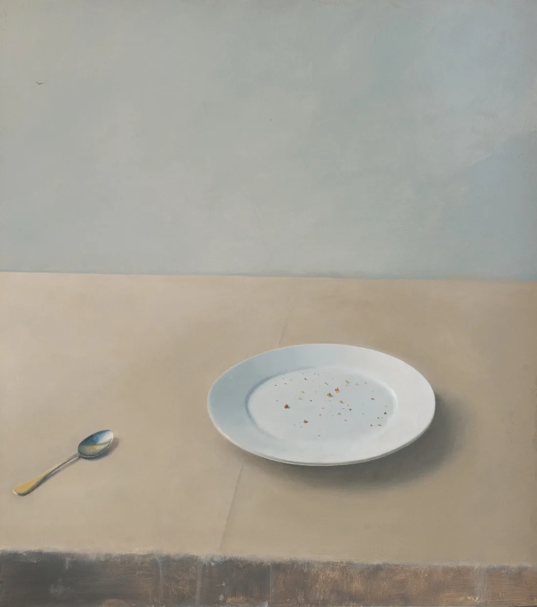 Still-life with Plate & Teaspoon
